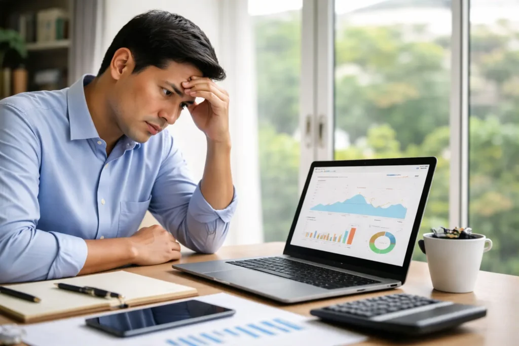 Parañaque business owner frustrated with website not getting clients and low leads.